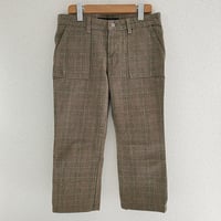 チェックパンツ(ウエスト67cm)　L-0019