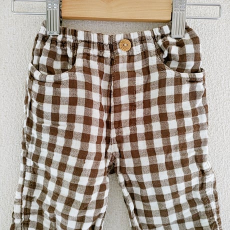 チェックパンツ(95cm)　G-0059