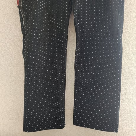 ドットデニムパンツ(W34)　M-0011