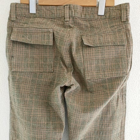 チェックパンツ(ウエスト67cm)　L-0019