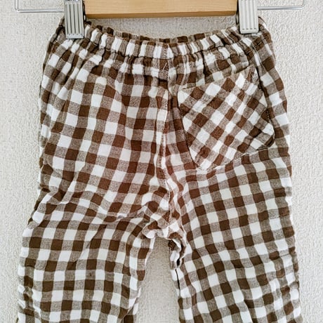 チェックパンツ(95cm)　G-0059