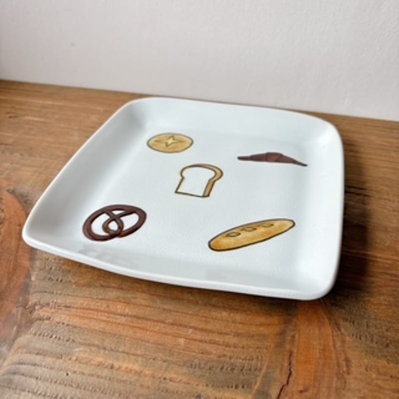   M 皿 1994年製 今江未央 角皿 M | 手しごとと暮らしの雑貨 まにまに