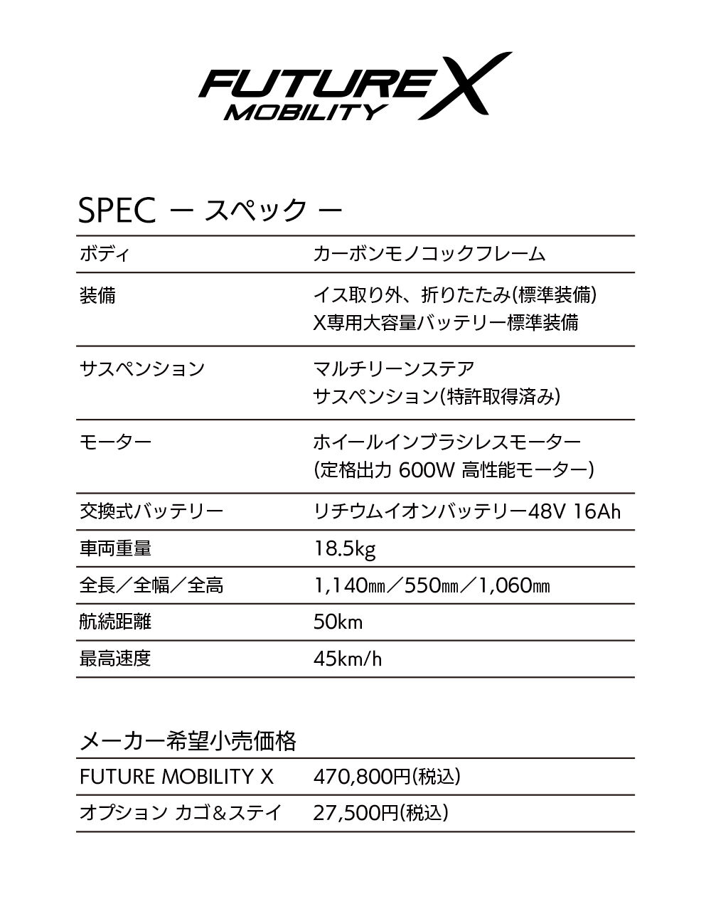 FUTURE MOBILITY X | FUTURE MOBILITY ESHOP