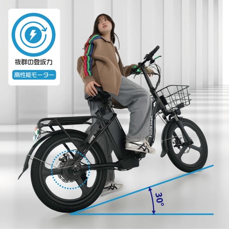 Future smart 20インチ（特定小型原動機付自転車）保安基準適合性能等取得 保安部品標準装備