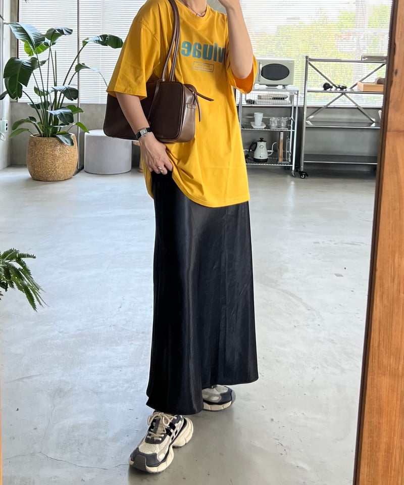 サテンスカート│satin skirt│ UNLIENS サテンスカート│satin skirt│ UNLIENS