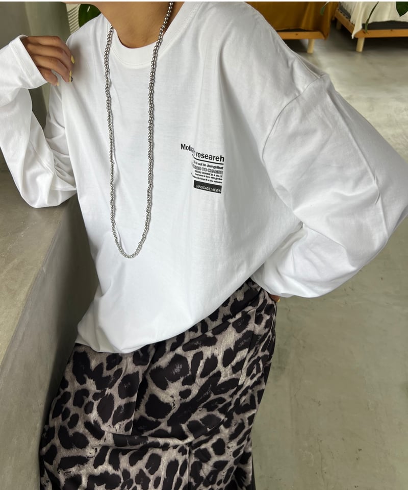 一部予約】back logo over long-T/3color | owndaily