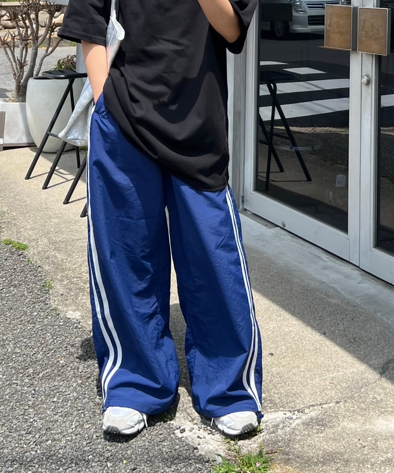 line nylon pants/2size | owndaily