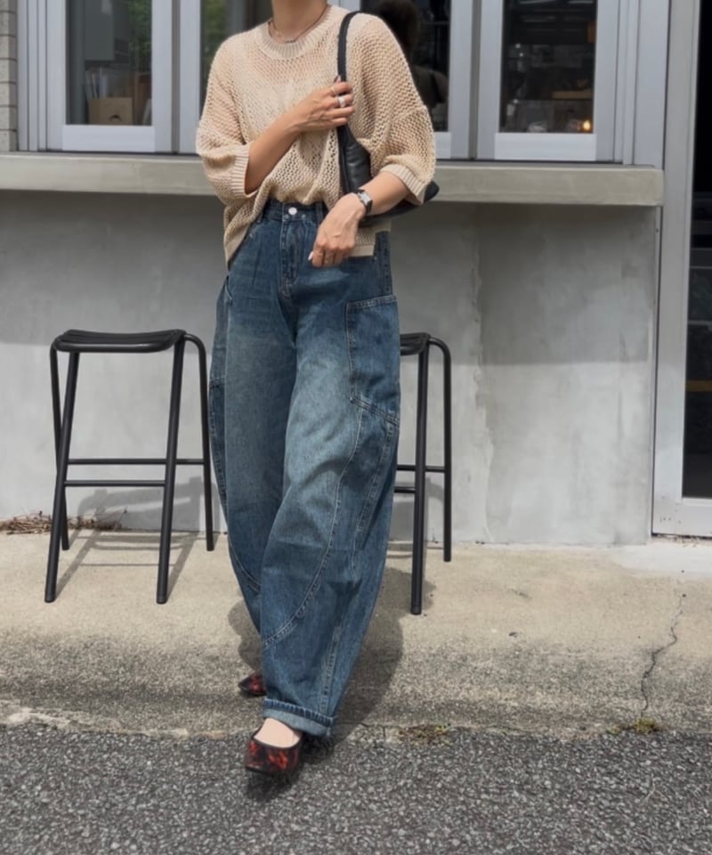 curve denim pants お値下げ不可 セール】SUPER BAGGY CURVE DENIM PANTS / スーパーバギーカーブ