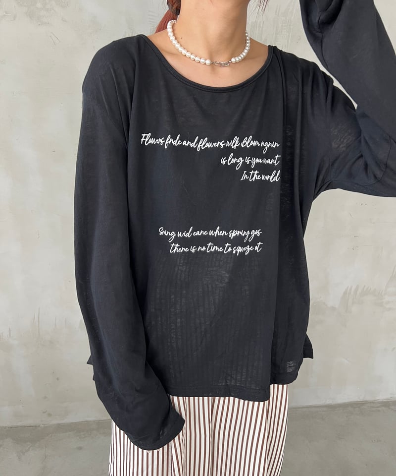 Silhouette Sheer T-Shirt