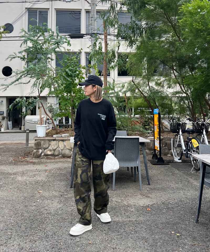 一部予約】back logo over long-T/3color | owndaily