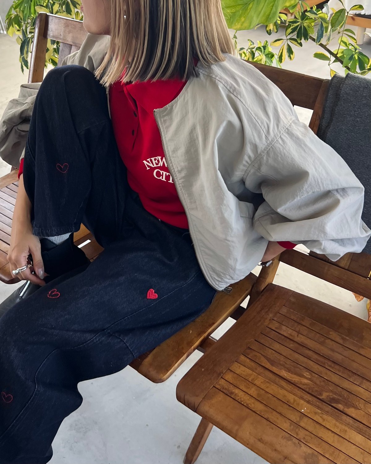 raglan wide knit/3color | owndaily