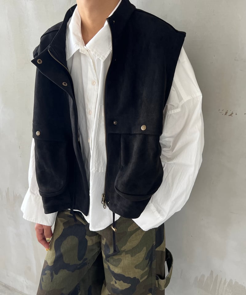 kaja REALISTIC SUEDE JACKET 限定　ovy KAJA REALISTIC SUEDE VEST OVY フェイクスウェード