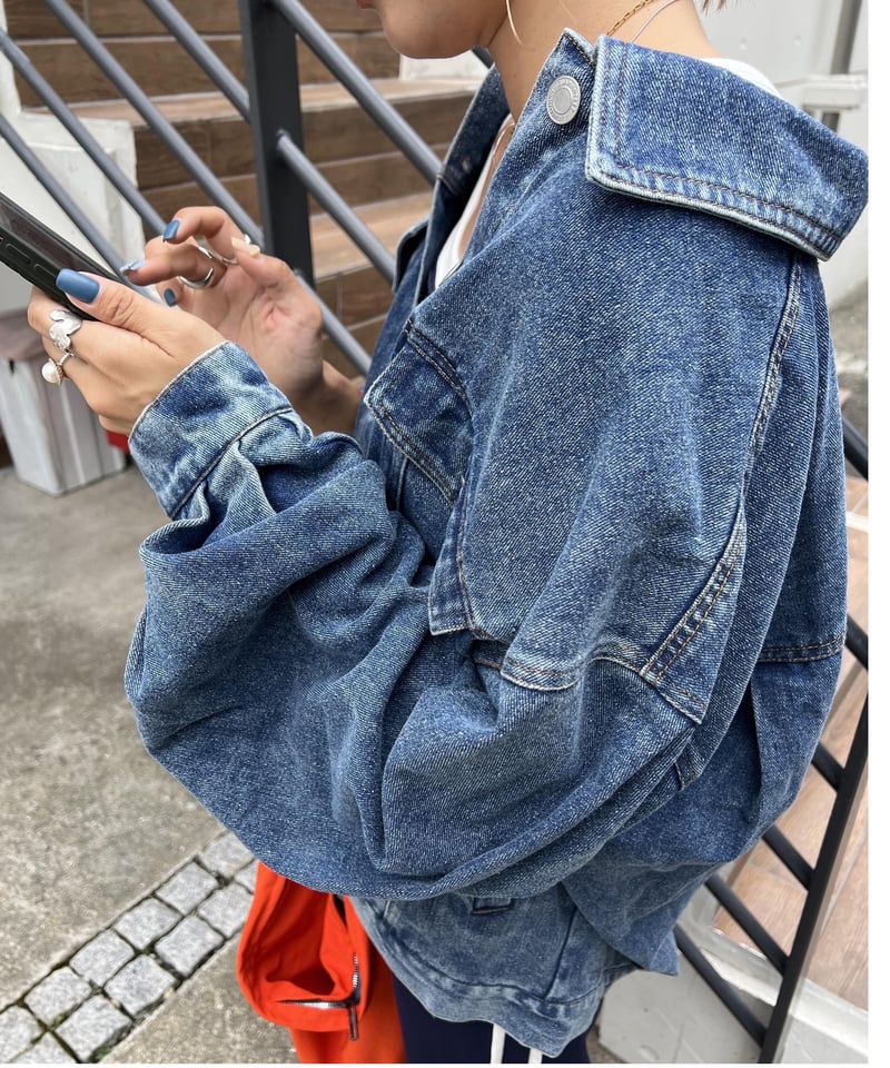 oversize denim JK | owndaily