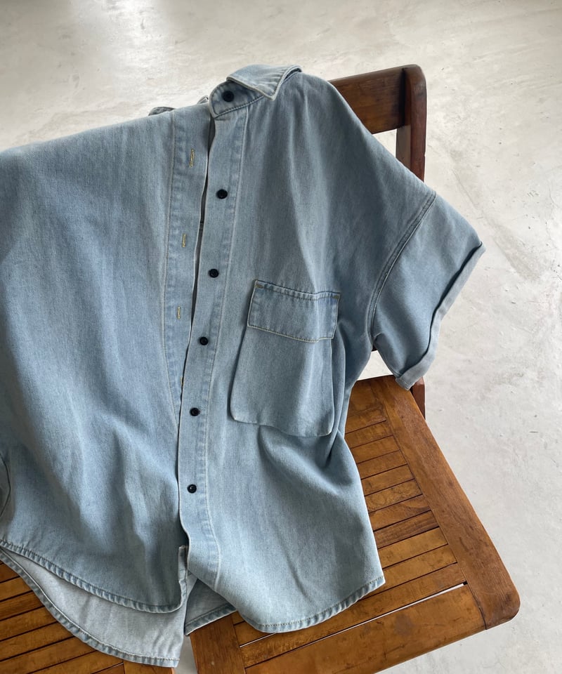half sleeve denim shirt | owndaily