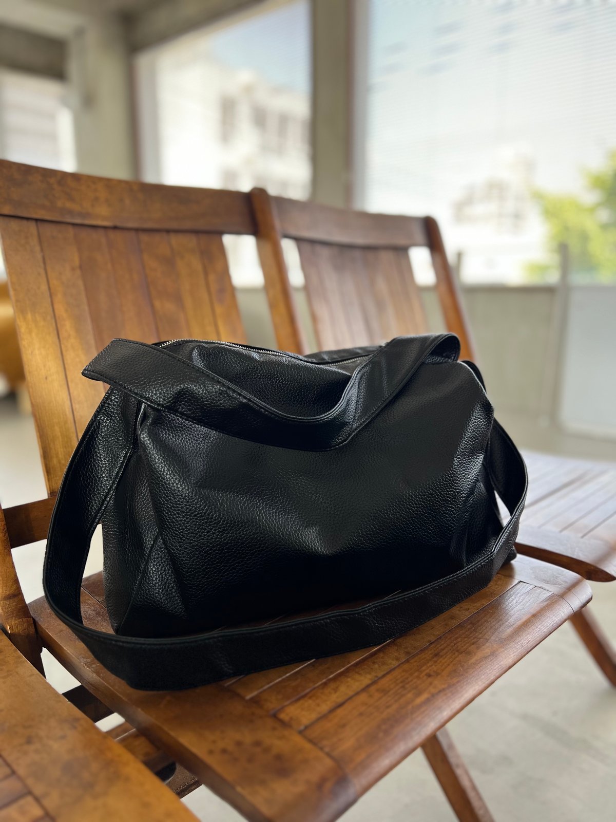 double belt boston bag | owndaily