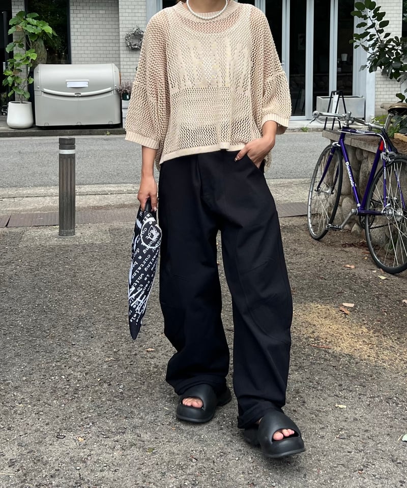 curve work pants/2size/3color | owndaily