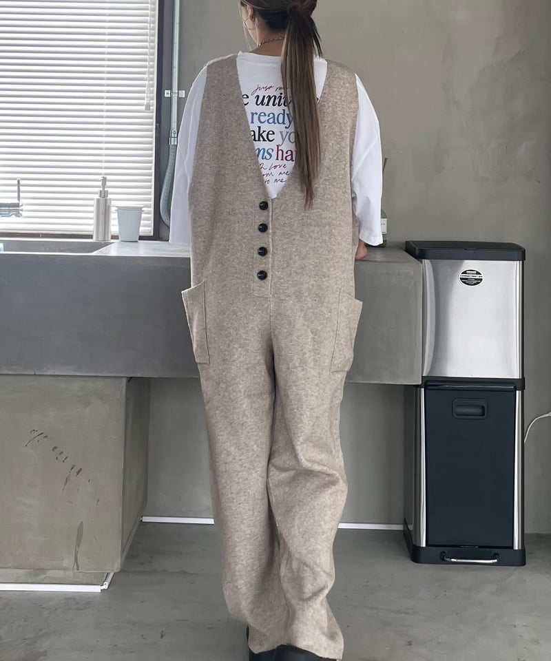 2way V-neck allinone/3color | owndaily