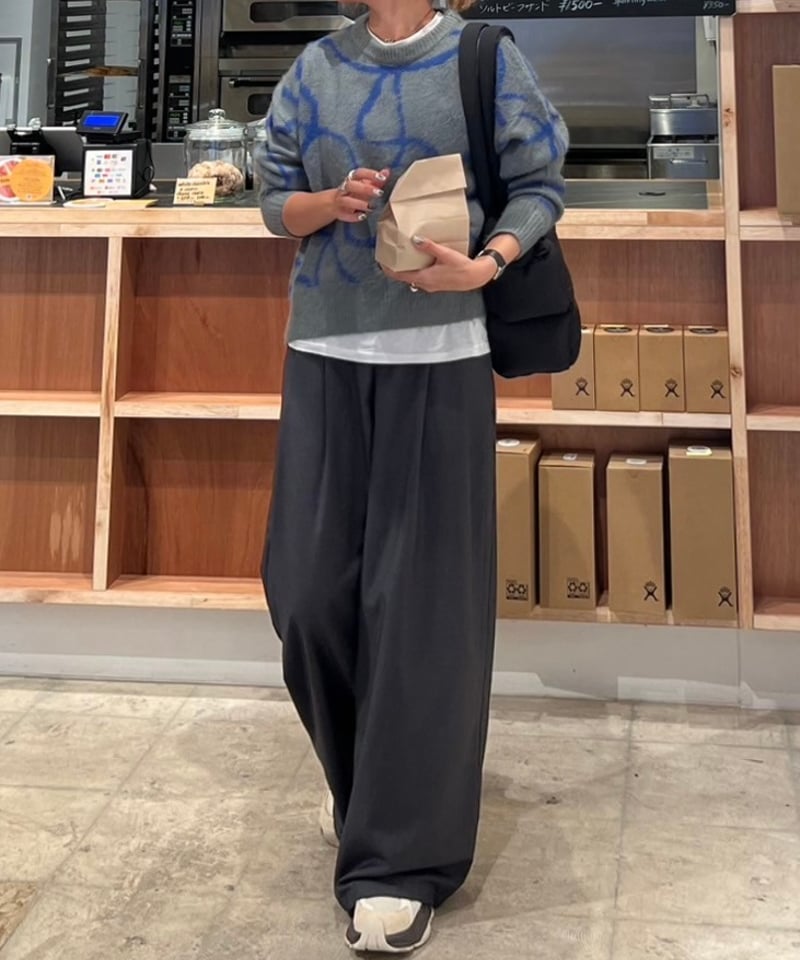 tag baggy pants/2color | owndaily