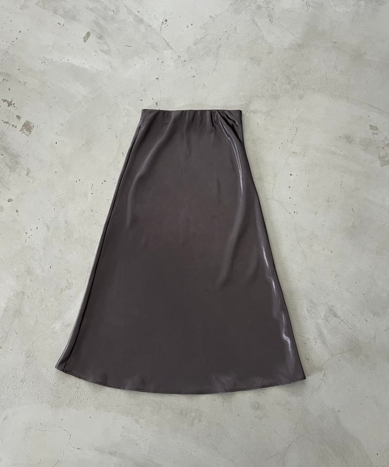 vintage satin skirt/3color | owndaily