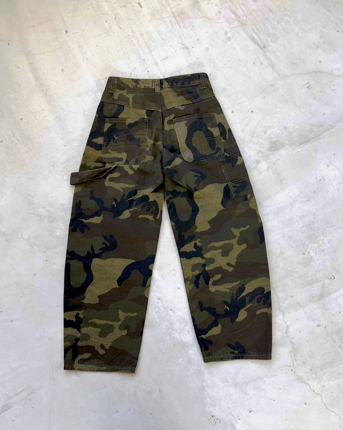 camouflage curve pants | owndaily