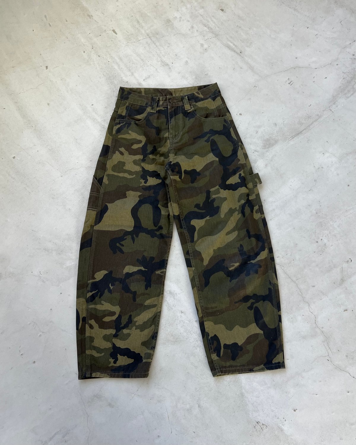 camouflage curve pants | owndaily