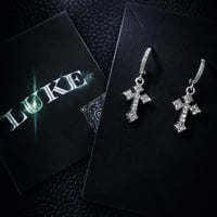 luxury cross earrings 片耳