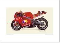 A2規格サイズ愛蔵版プリント 1984 YAMAHA YZR500 (0W76) - Marl