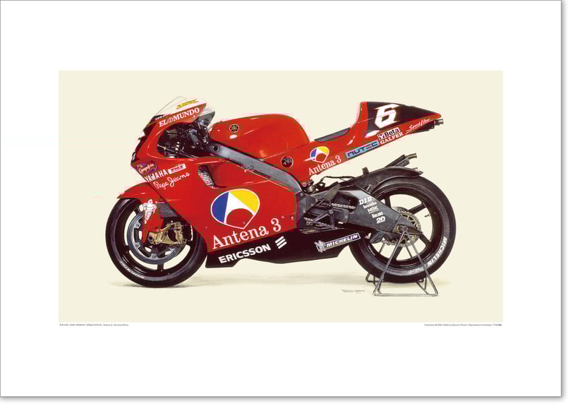 y/a様の専用ページ A2規格サイズ愛蔵版プリント 2000 YAMAHA YZR500 (0WK6) - Ante