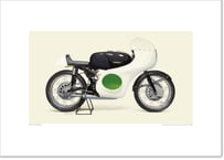 A2規格サイズ愛蔵版プリント  1961 YAMAHA RD48 / #2508102HQ