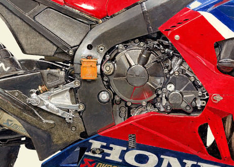 A2/B2規格サイズ愛蔵版プリント 2025 Honda CBR1000RR-R Fireblade SP - Honda HRC / #3804148HQ