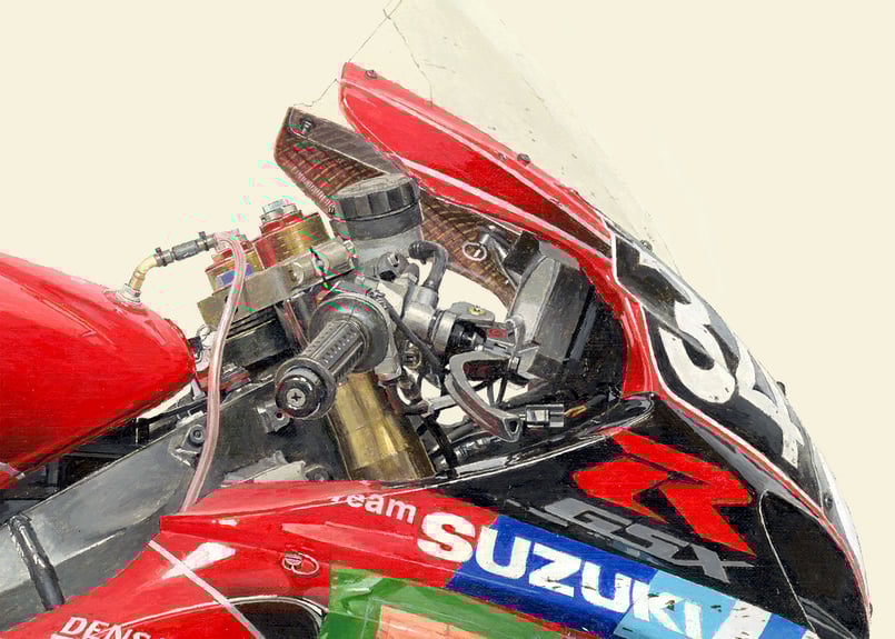 A2/B2規格サイズ愛蔵版プリント 2007 SUZUKI GSX-R1000 (XRF4)