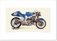 A2規格サイズ愛蔵版プリント  2000 SUZUKI RGV500Γ XRB−Zero / Telefonica Movistar Suzuki / #2901120HQ  のコピー