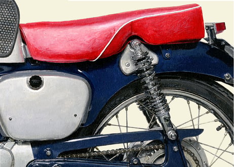 A2/B2規格サイズ愛蔵版プリント  1959 Honda CB95 Super Sport / #2606108HQ
