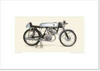 A2規格サイズ愛蔵版プリント  1962 Honda CR110 Cub Racing / #2101014HQ