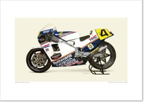 A2規格サイズ愛蔵版プリント 1985 Honda NSR500 (NV0B) - Rothmans Racing / #2101058HQ