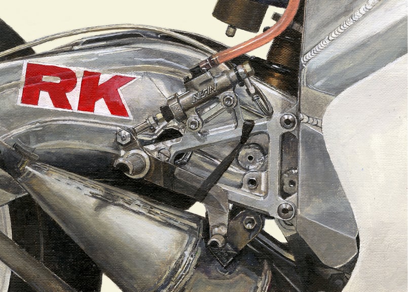 A2/B2規格サイズ愛蔵版プリント 1993 SUZUKI RGV-Γ500 (XR79) -