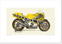 A2/B2規格サイズ愛蔵版プリント   1984 YAMAHA YZR700 (0W69) / #3310135HQ
