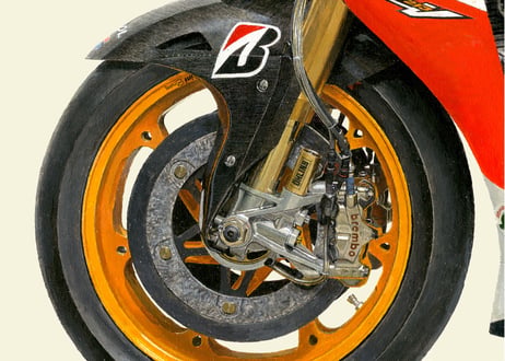 A2/B2規格サイズ愛蔵版プリント 2014 Honda RC213V - Repsol Honda Team / #3011126HQ