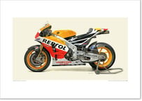 A2/B2規格サイズ愛蔵版プリント 2014 Honda RC213V - Repsol Honda Team / #3011126HQ