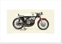 A2規格サイズ愛蔵版プリント   1964-65 YAMAHA RD56 / #2101023HQ