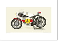 A2規格サイズ愛蔵版プリント 1975 YAMAHA YZR500 (0W23) / #2304088HQ