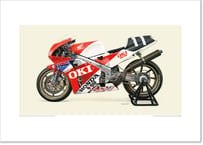 A2/B2規格サイズ愛蔵版プリント 1993 KAWASAKI ZXR-7 Ito Ham