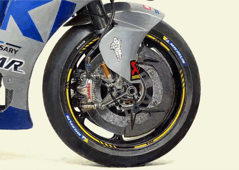 SUZUKI 二輪　非売品ブルゾン3点L L サイズ ECSTAR GSX R A2/B2規格サイズ愛蔵版プリント 2020 SUZUKI GSX-RR Team Suzuk