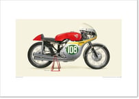 A2規格サイズ愛蔵版プリント 1960 Honda RC161 / #2101011HQ