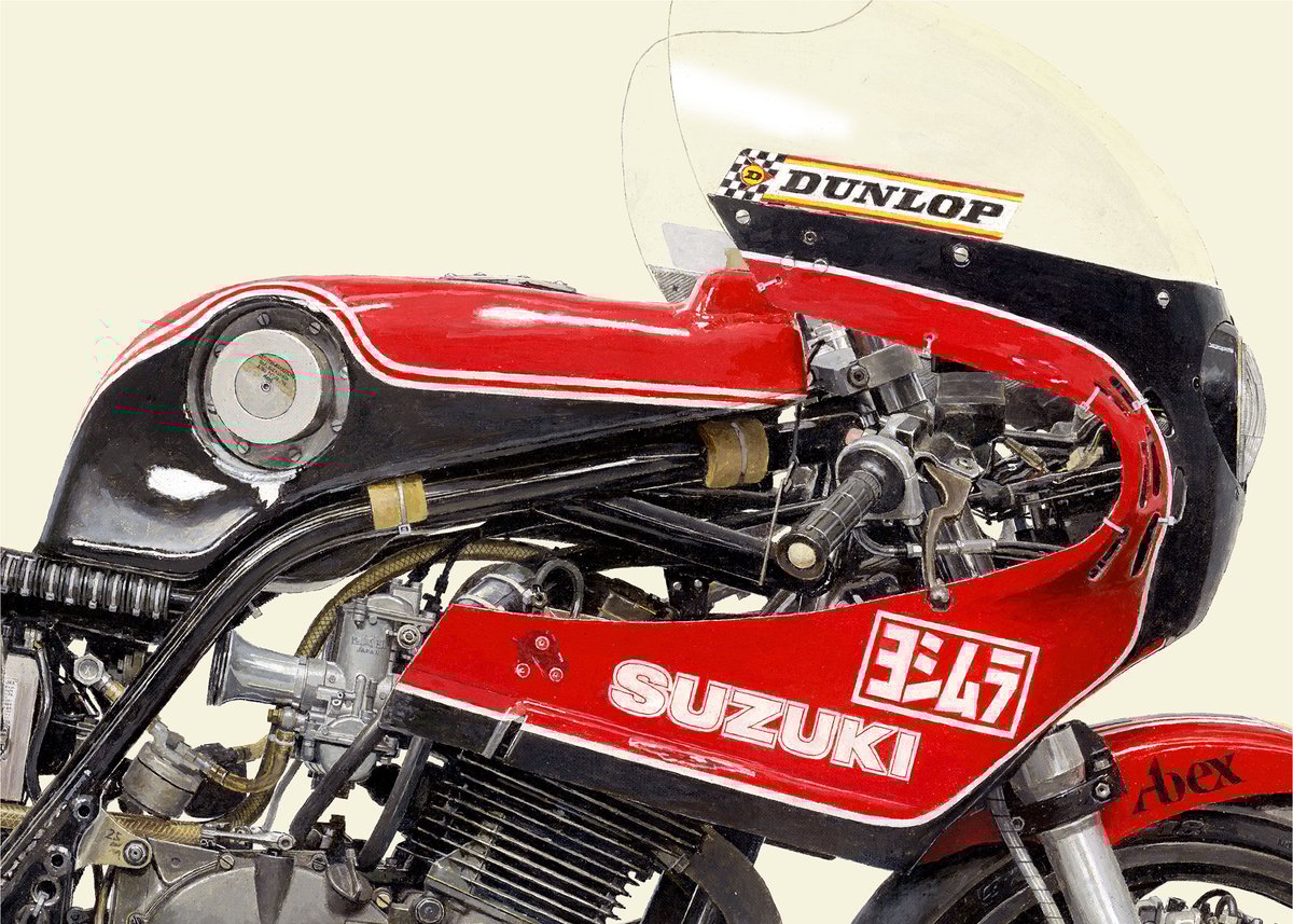 A2/B2規格サイズ愛蔵版プリント 1980 SUZUKI GS1000R (XR69) - A2/B2規格サイズ愛蔵版プリント 1980 SUZUKI GS1000R (XR69) -