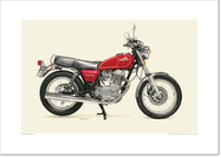 A2規格サイズ愛蔵版プリント  1978 YAMAHA SR500 / #2101045HQ
