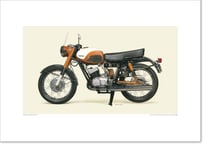 A2規格サイズ愛蔵版プリント 1960 Honda Dream CB72 Super Spo