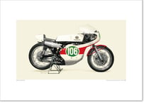 A2規格サイズ愛蔵版プリント 1968 YAMAHA RD05A / #2101033HQ