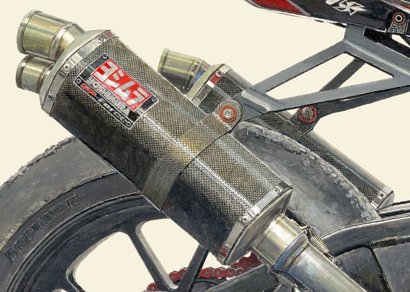 A2/B2規格サイズ愛蔵版プリント 2007 SUZUKI GSX-R1000 (XRF4)