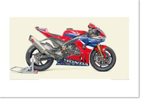 A2/B2規格サイズ愛蔵版プリント 2025 Honda CBR1000RR-R Fireblade SP - Honda HRC / #3804148HQ